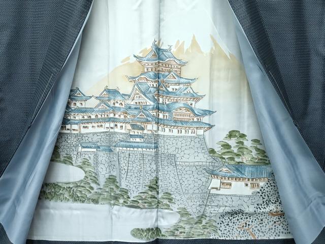 平和屋着物●極上　男性　本場大島紬　アンサンブル　100亀甲　総詰め　逸品　未使用　CZAA5258s6