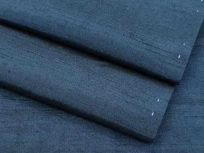 平和屋着物●極上　男性　紬　色無地　鉄御納戸色　逸品　未使用　CZAA5262s6
