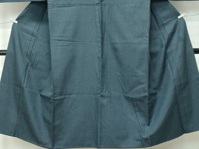 平和屋着物●極上　男性　お召　キングサイズ　120亀甲　逸品　CZAA5263s6