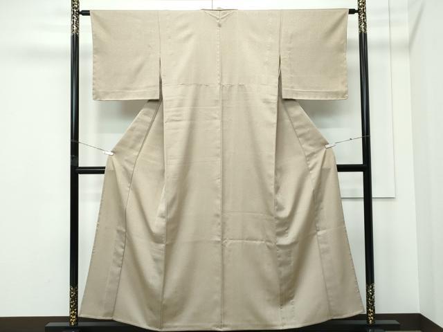 平和屋着物▽極上 洗える最高級着物 ＜英＞はなぶさ謹製 小紋 単衣 ドット 逸品 未使用 CZAA5266s6