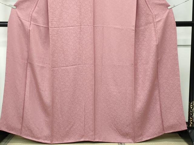 平和屋着物●極上　色無地　鴇浅葱色　草花地紋　逸品　未使用　CZAA5272s6