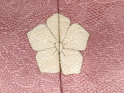平和屋着物●極上　色無地　鴇浅葱色　草花地紋　逸品　未使用　CZAA5272s6