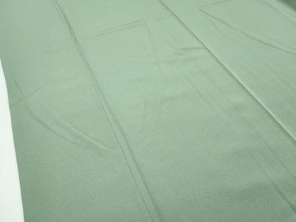 平和屋着物●極上　色無地　山葵色　逸品　CZAA5273s6