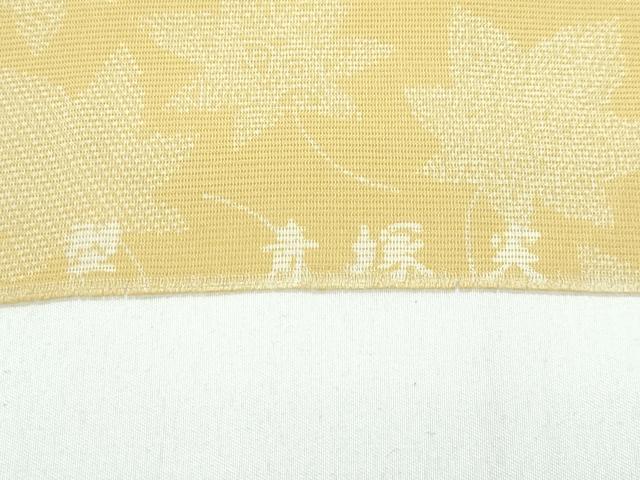 平和屋着物∞極上 人間国宝 小宮康孝 青塚実 スリーシーズン 塵除 道行コート 江戸小紋 絽 玉蜀黍色地 三越 反端付 逸品 未使用 CZAA5274s6