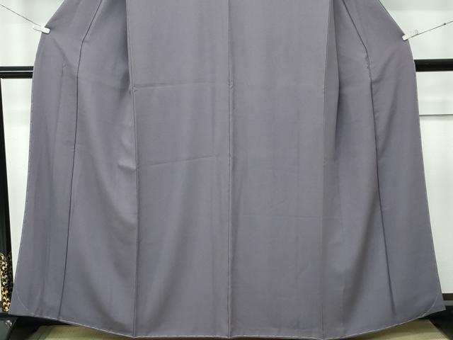平和屋着物●極上　色無地　煤色　逸品　未使用　CZAA5278s6
