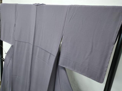 平和屋着物●極上　色無地　煤色　逸品　未使用　CZAA5278s6