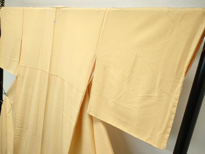平和屋着物●極上　色無地　飴色　小田急百貨店扱い　逸品　未使用　CZAA5279s6