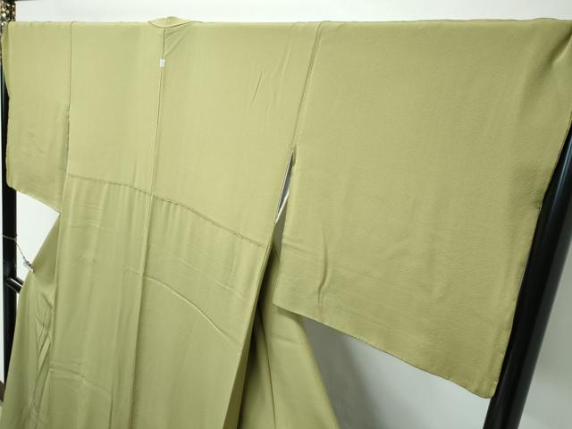 平和屋着物●極上　色無地　根岸色　逸品　CZAA5281s6 平和屋着物○極上 色無地 根岸色 逸品 CZAA5281s6