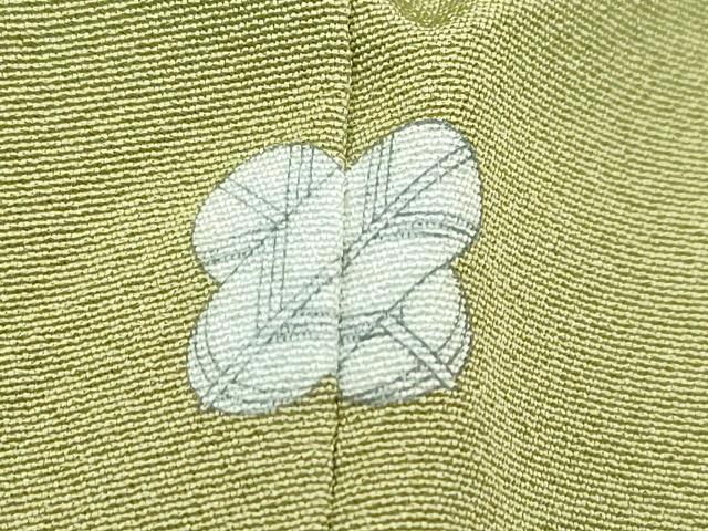 平和屋着物●極上　色無地　根岸色　逸品　CZAA5281s6 平和屋着物○極上 色無地 根岸色 逸品 CZAA5281s6