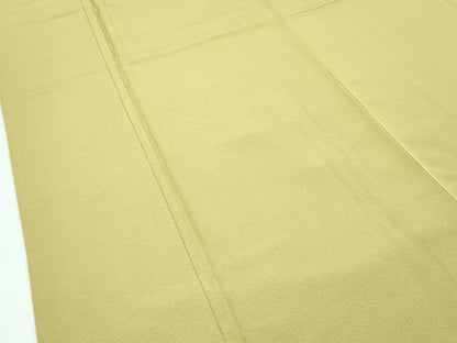 平和屋着物●極上　色無地　青朽葉色　逸品　CZAA5286s6