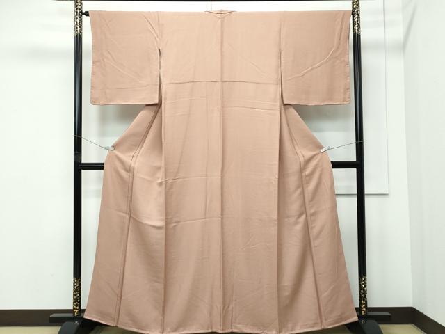 平和屋着物●極上　色無地　柴染色　逸品　未使用　CZAA5291s6