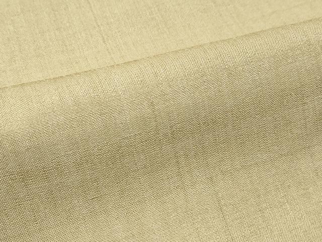 平和屋着物●極上　インド・アッサム　野蚕糸　手織　ムガシルク　色無地　榛色　逸品　CZAA5296s6