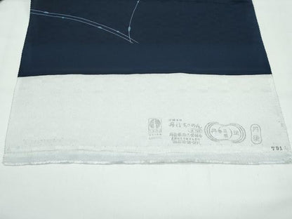 平和屋着物∞極上　長羽織　露芝文　反端付き　逸品　未使用　CZAA5299s6