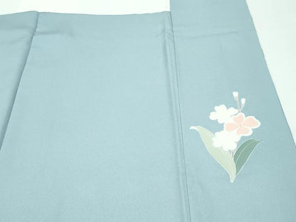 平和屋着物●極上　訪問着　草花文　たたき染め　金彩　逸品　未使用　CZAA5306s6
