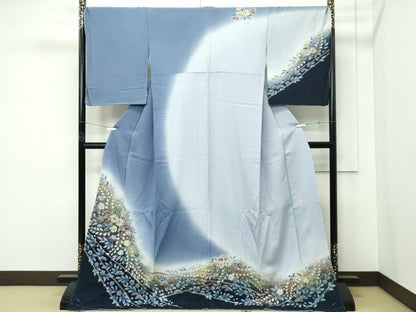 平和屋着物●極上　越後十日町の一流染匠　桐屋・翠山工房　訪問着　辻が花　絞り　暈し染め　金彩　やまと誂製　逸品　未使用　CZAA5319s6