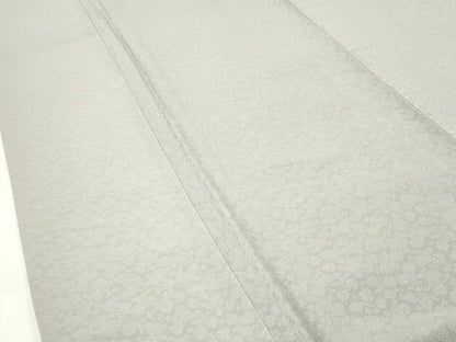 平和屋着物●極上　色無地　サンドベージュ色　唐織　花蔓　反端付き　逸品　未使用　CZAA5328s6