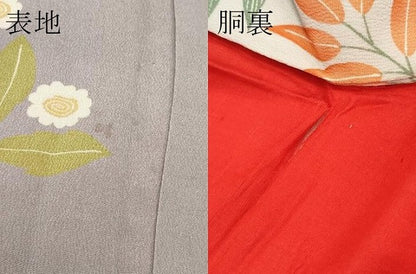平和屋本店●極上　アンティーク　大正ロマン　振袖　駒刺繍　雲取り花車文　逸品　CZAA5330s6