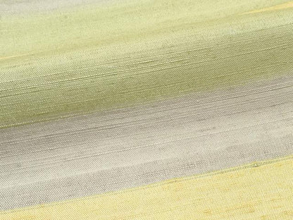 平和屋着物●極上　紅花紬　米沢　横段文　逸品　CZAA5349s6