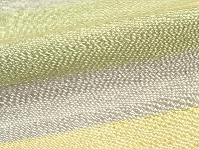 平和屋着物●極上　紅花紬　米沢　横段文　逸品　CZAA5349s6