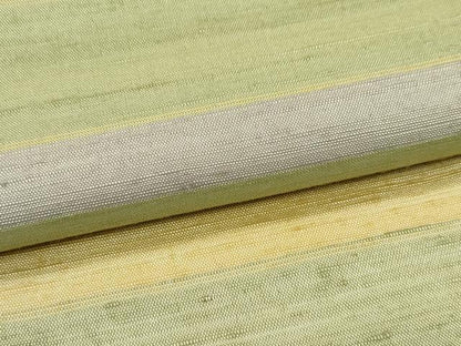 平和屋着物●極上　紅花紬　米沢　横段文　逸品　CZAA5349s6