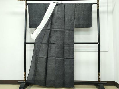 平和屋着物＊極上　夏物　石川県指定無形文化財　能登上布　本麻手織上布　逸品　未使用　CZAA5360s6