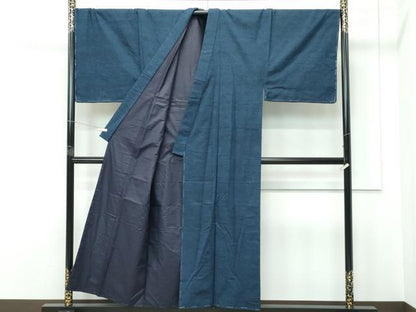平和屋着物●極上　男性　紬　アンサンブル　キングサイズ　霞文　逸品　未使用　CZAA5365s6