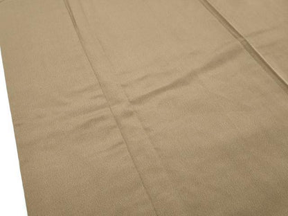 平和屋本店●極上　男性　紬・長羽織セット　色無地　着物：朽葉色　羽織：利休茶色　逸品　CZAA5368s6