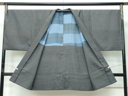 平和屋着物●極上　男性　本塩沢　アンサンブル　100亀甲　総詰め　逸品　CZAA5369s6
