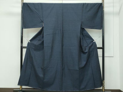 平和屋着物●極上　男性　結城紬　アンサンブル　杢　逸品　未使用　CZAA5370s6