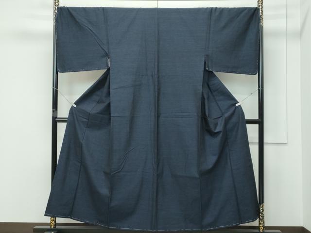 平和屋着物●極上　男性　結城紬　アンサンブル　杢　逸品　未使用　CZAA5370s6