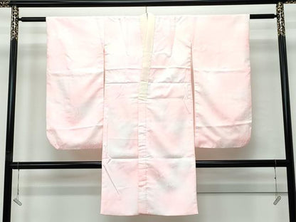 平和屋着物[]極上　七五三　女の子　7歳　祝着・長襦袢セット　総絞り　枝梅文　逸品　CZAA5371s6
