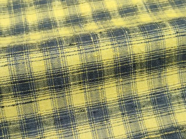 平和屋本店●極上　紅花紬　米沢　新田工房　太子間道　証紙付き　逸品　CZAA5374s6