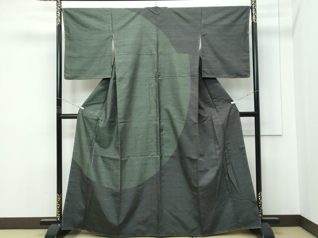 平和屋着物●極上　紅花紬　米沢　新田秀次　訪問着　切嵌文　逸品　未使用　CZAA5375s6