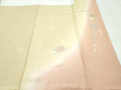 平和屋本店●極上　創業460年・千總　訪問着　駒刺繍　花丸文　暈し染め　金彩　逸品　未使用　CZAA5380s6