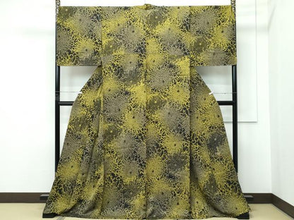 平和屋着物▽極上 小紋 単衣 乱菊 逸品 未使用 CZAA5383s6