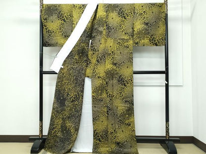 平和屋着物▽極上 小紋 単衣 乱菊 逸品 未使用 CZAA5383s6