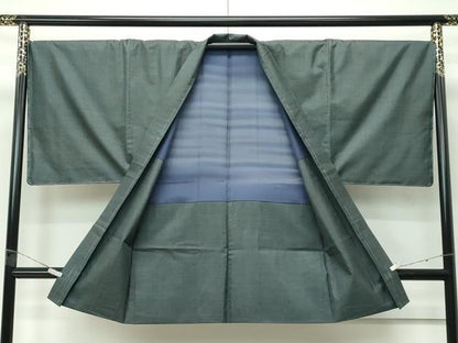 平和屋着物●極上　男性　本場大島紬　アンサンブル　長襦袢セット　100亀甲　総詰め　逸品　未使用　CZAA5399s6