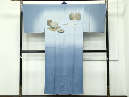平和屋着物●極上　男性　本場大島紬　アンサンブル　長襦袢セット　100亀甲　総詰め　逸品　未使用　CZAA5399s6