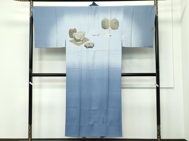 平和屋着物●極上　男性　本場大島紬　アンサンブル　長襦袢セット　100亀甲　総詰め　逸品　未使用　CZAA5399s6