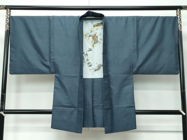 平和屋着物●極上　男性　本場大島紬　アンサンブル　長襦袢セット　100亀甲　総詰め　逸品　CZAA5422s6