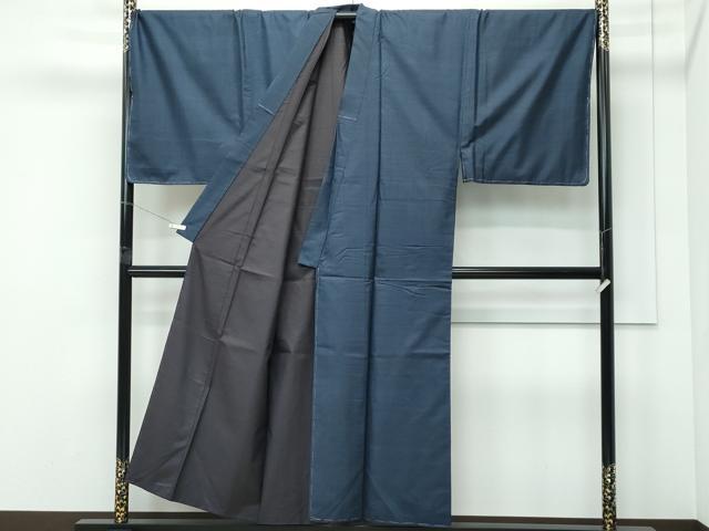 平和屋着物●極上　男性　本場大島紬　アンサンブル　長襦袢セット　キングサイズ　100亀甲　総詰め　逸品　未使用　CZAA5423s6