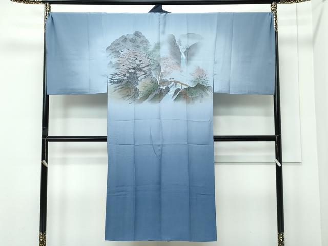 平和屋着物●極上　男性　本場大島紬　アンサンブル　長襦袢セット　キングサイズ　100亀甲　総詰め　逸品　未使用　CZAA5423s6