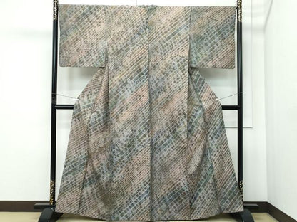 平和屋着物●極上　菅原工房　菅原結作　漢方染紬　逸品　CZAA5428s6