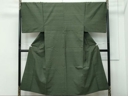 平和屋着物●極上　男性　紬　アンサンブル　霞文　逸品　CZAA5443s6