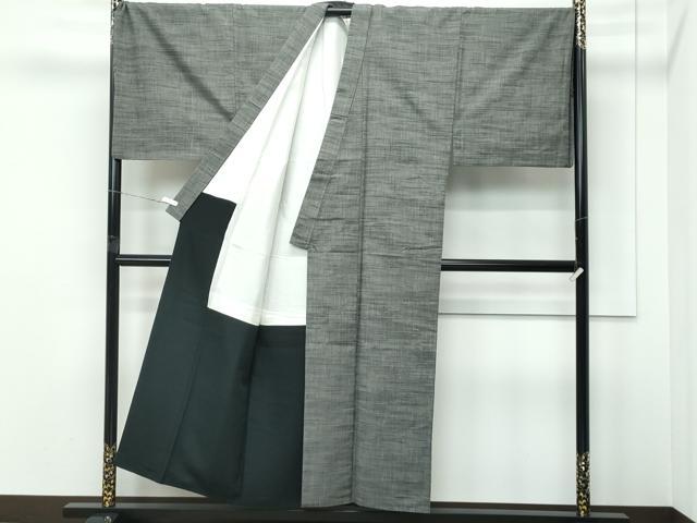 平和屋着物●極上　男性　紬　アンサンブル　キングサイズ　霞文　逸品　CZAA5444s6