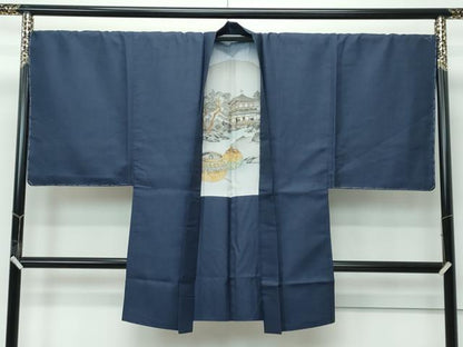 平和屋着物●極上　男性　紬　アンサンブル　キングサイズ　100亀甲　逸品　未使用　CZAA5445s6