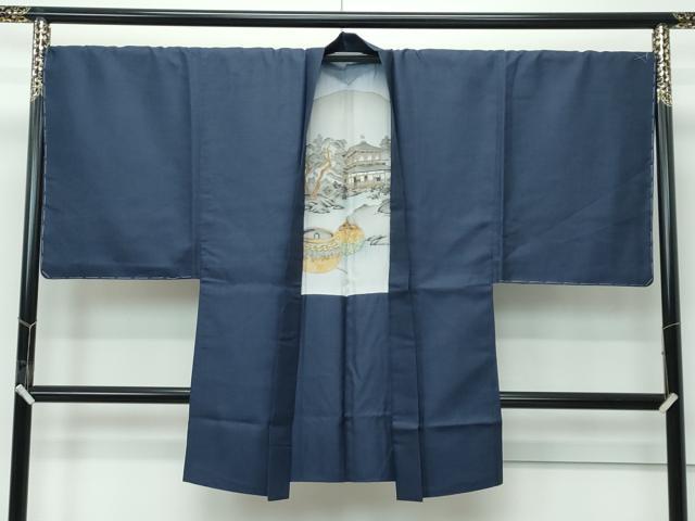 平和屋着物●極上　男性　紬　アンサンブル　キングサイズ　100亀甲　逸品　未使用　CZAA5445s6