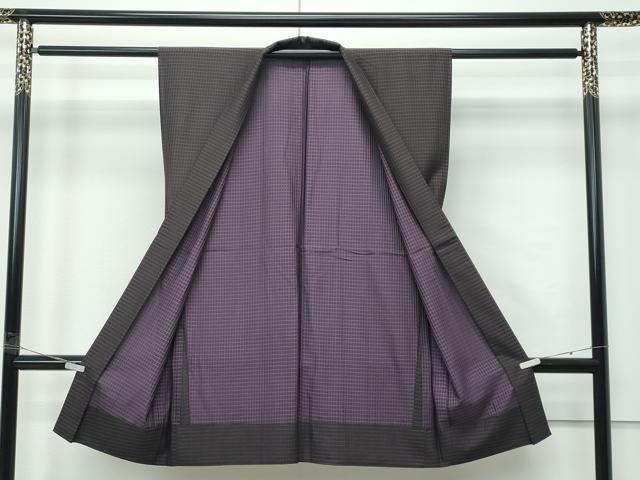 平和屋着物∞極上　男性　袖なし長羽織　吉野間道　逸品　CZAA5447s6