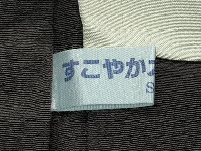 平和屋着物∞極上　男性　長羽織　舞桜　海松茶色地　羽裏：虎　逸品　未使用　CZAA5449s6