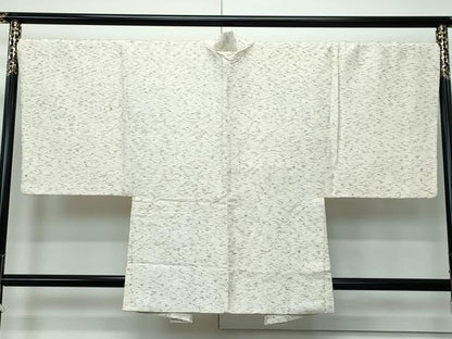 平和屋着物∞極上　男性　髭紬　羽織　羽裏：虎　逸品　CZAA5450s6